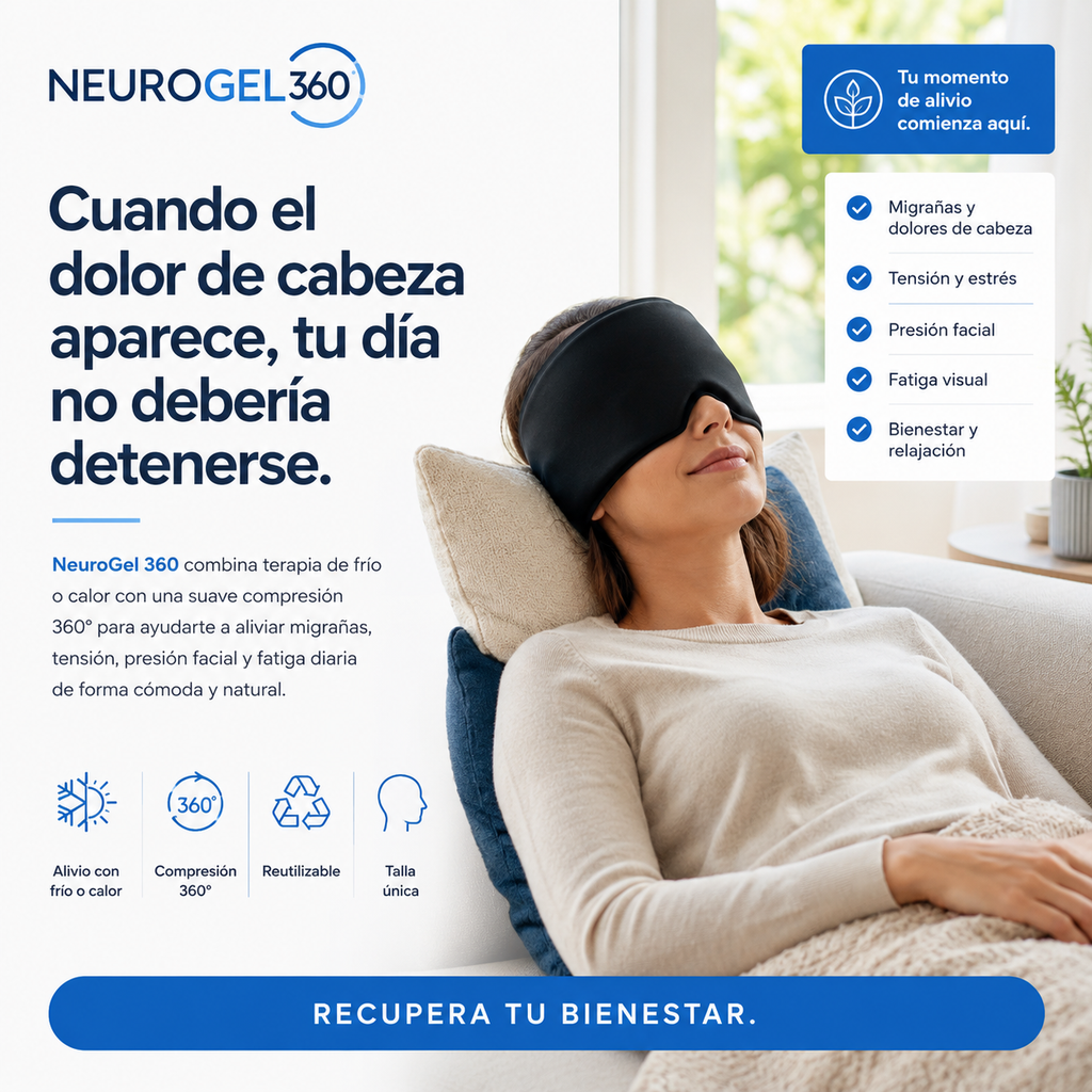 NeuroGel 360™  Máscara Terapéutica de Frío y Calor